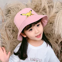 Pikachu – chapeau de pêcheur Pokemon, casquette d'été de Baseball pour bébé, Cosplay pour enfants, chapeaux Kawaii, jouets cadeaux 