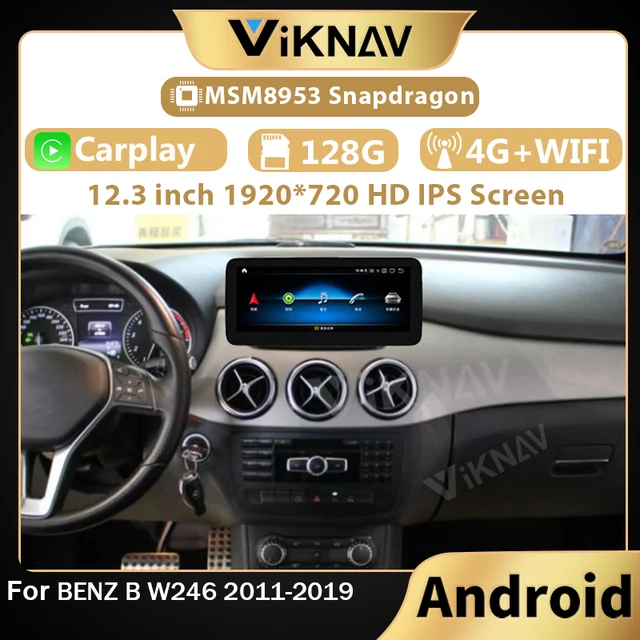 $US $457.80 2 Din Android 11 car radio for benz B W246 2011-2019 car head unit DVD multimedia player stereo recorder GPS navigation