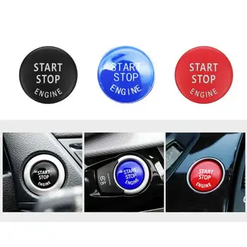 

Car Engine START Button Replace Cover Switch Accessories Key Decor for BMW X1 X5 E70 X6 E71 Z4 E89 3 5 Series E90 E91 E60 New