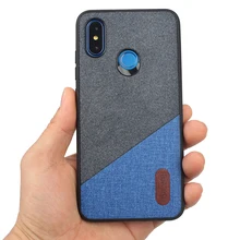Роскошный тканевый чехол для Xiaomi Mi 8 мягкий из ТПУ с силиконовой
