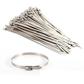 

100 x Self Locking Clamp Stainless Steel Length 20cm