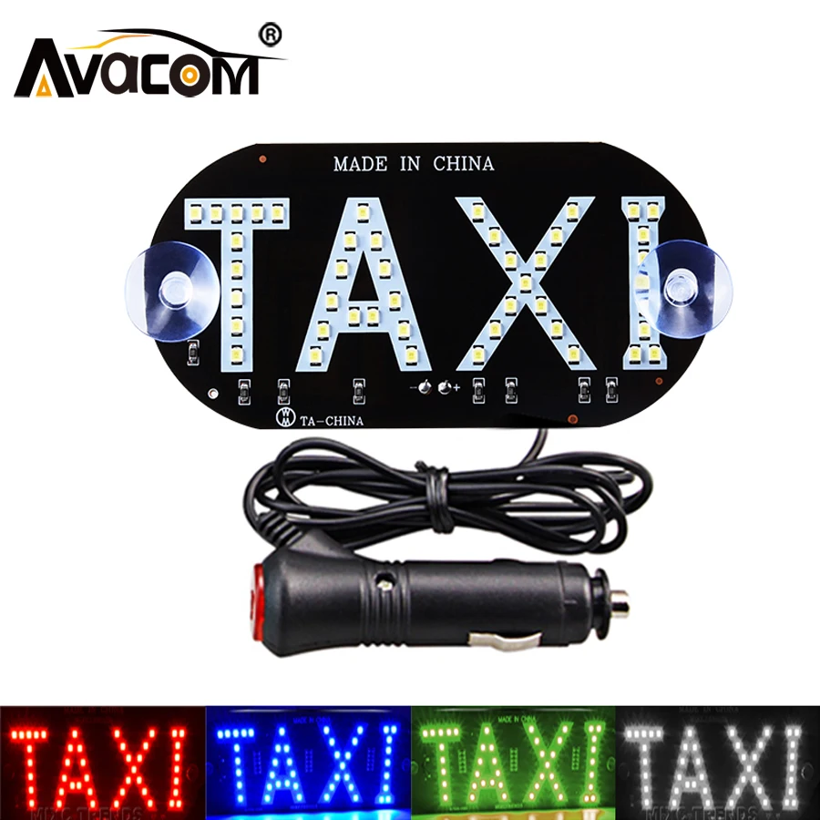 Avacom 1 шт. светодиодный Такси Дисплей сигнальные индикаторы 12V Мини знака верхней