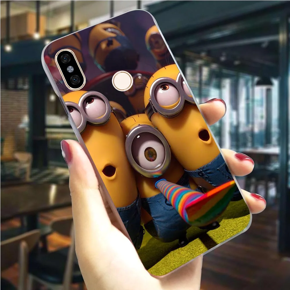 Чехол для телефона Xiaomi mi A3 Pro Despicable Me 2 mi nions Case mi A1 A2 Lite 5X6X6 8 Lite 9 9se mi x 2S mi 9T Pro CC9E CC9 A3 F1 - Цвет: K2520104