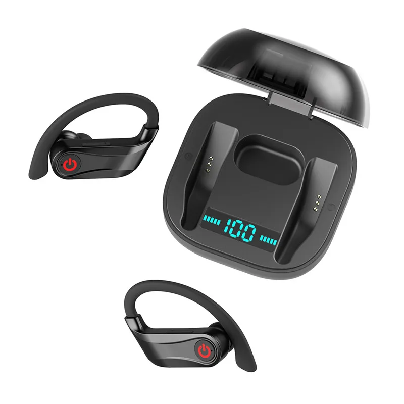 Q62 TWS Bluetooth 5.0 Earphone Stereo Wireless Earbuds Waterproof Headset with Charging Box Earphone 2