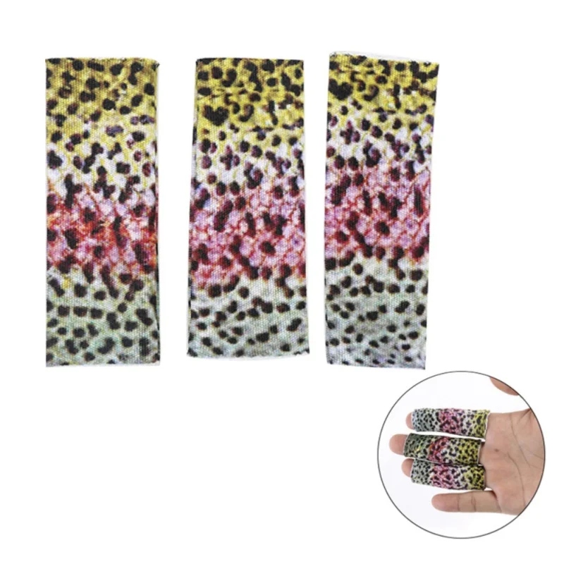 3pcs/set Fly Line Fishing Finger Sleeve Protector Cover Anti Scratch Protection Soft Elastic Finger Skin Protective Sleeve Hand