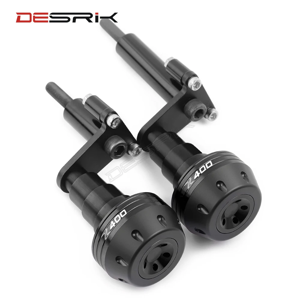 DESRIK For KAWASAKI Z400 Z 400 2018 2019 2020 Motorcycle Falling Protection Frame Slider Fairing Guard Anti Crash Pad Protector