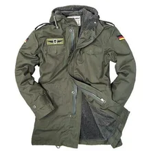 Немецкая армейская военная куртка мужская зимняя хлопковая куртка термо Тренч с капюшоном Куртки Флисовая Подкладка пальто