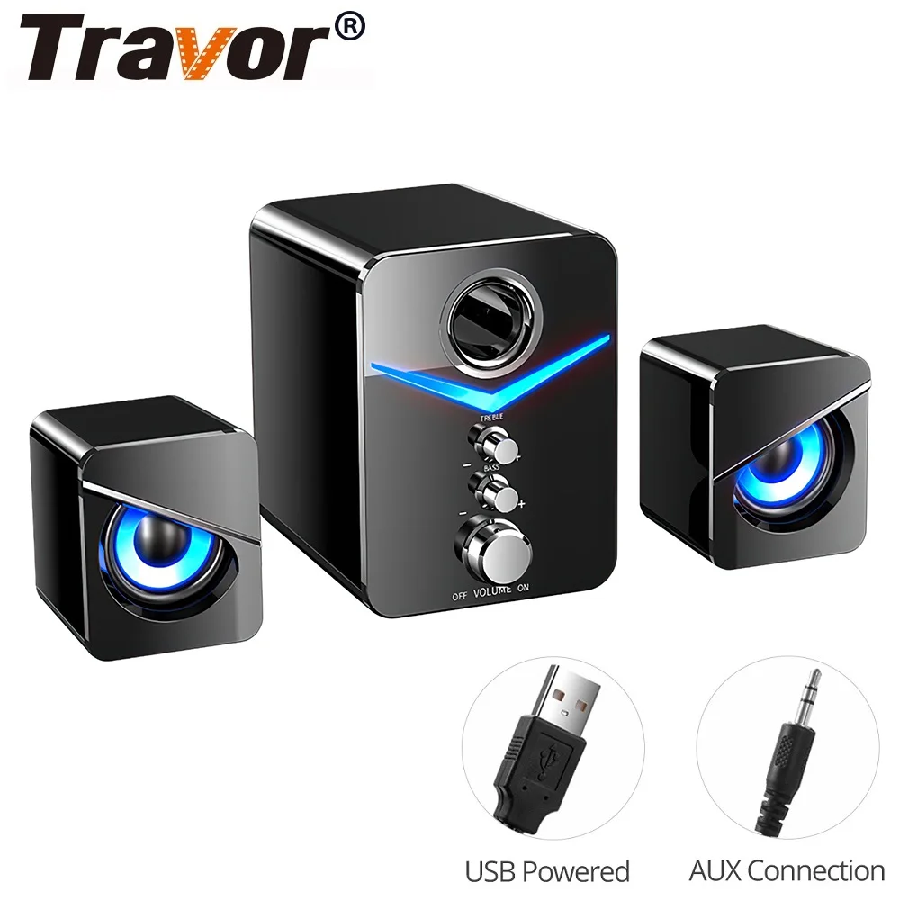 Bluetooth Speaker Subwoofer Music-Player Wired Soundbar Computer Pc-Phone Stereo Bass