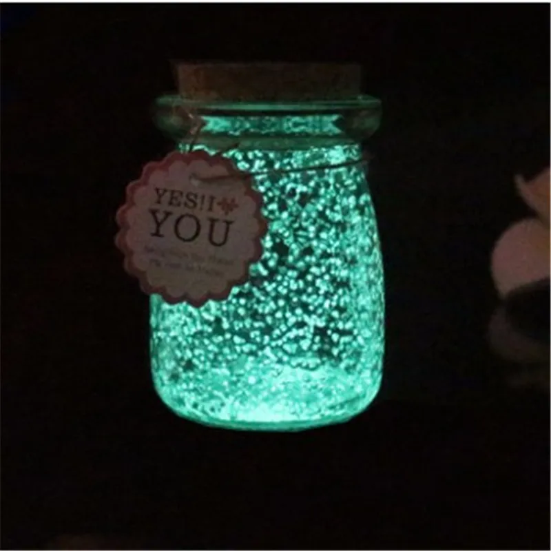 10 г светящийся песок флуоресцентные частицы DIY яркая краска звезда бутылка