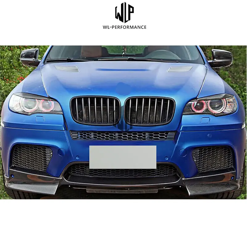 宝马X6M E71碳纤前唇 12