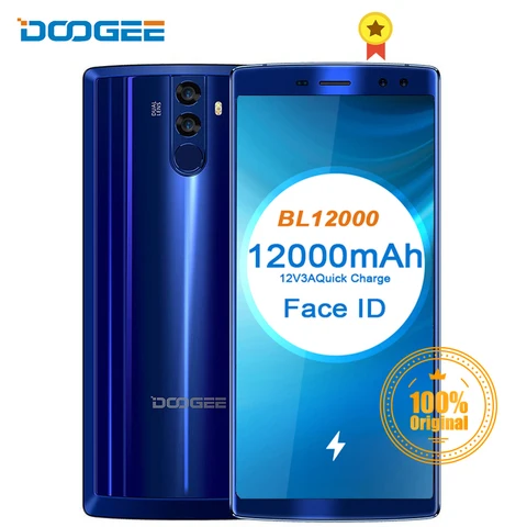 DOOGEE BL12000 Smartphone 12000mAh Fast charge 6 0   18 9 FHD Display MTK6750T Octa Core 4GB 32GB 16MP Camera Android 7 1 Phones