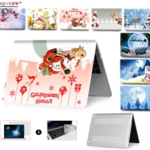 Рождество чехол для MacBook Air 11 13 дюймов A1466 A1932 Pro 12 13 15 retina A1502 A1706 A1708 A1989 A2159