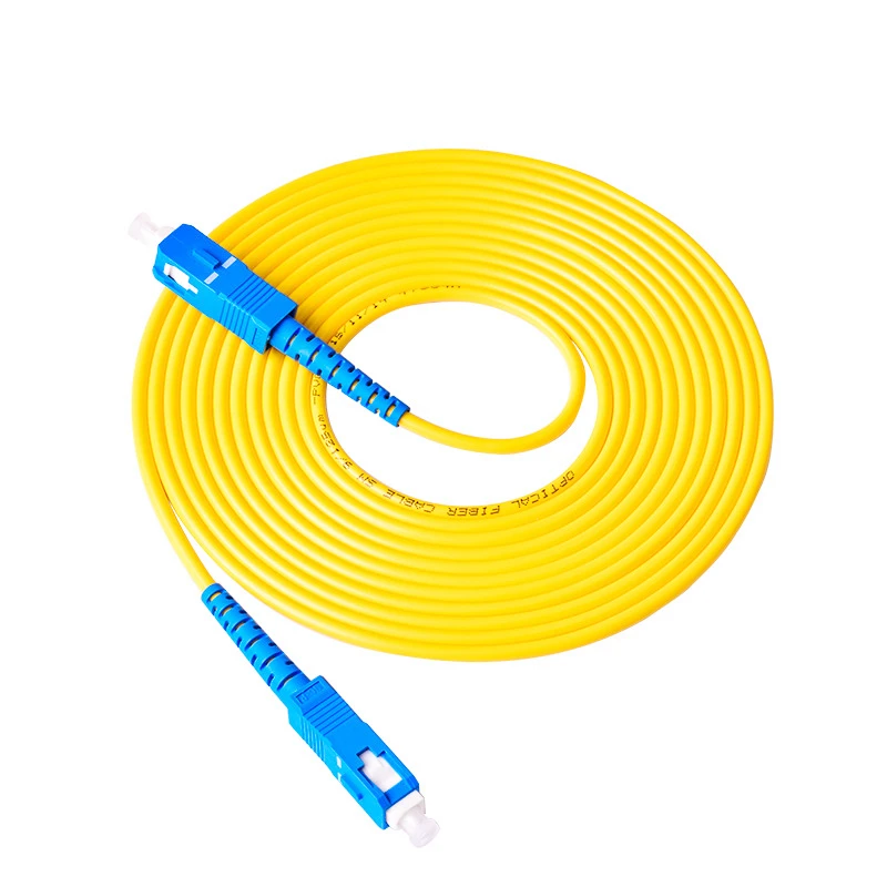 10 шт./лот 1 м 2 м 3 м SC APC в SC UPC волоконный патч-кабель, патч-корд Simplex 3,0 мм - Цвет: 1M