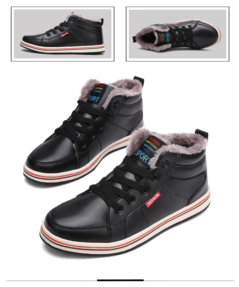 PUPUDA/новые зимние ботинки модные мужские кроссовки больших размеров 12 Повседневная Водонепроницаемая Классическая уличная спортивная обувь на плоской подошве