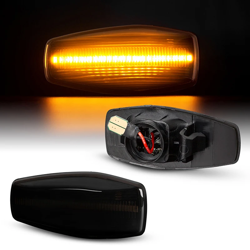 2Pcs Dynamic LED Side Marker Turn Signal Lamps For Hyundai I10 Getz Modern Lantra Sonata XG 30/300/350 Tucson Terracan Coupe | Автомобили