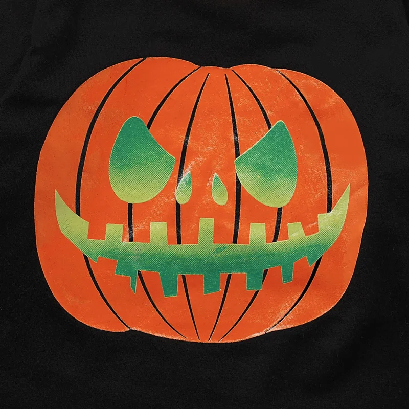 Милый костюм для Хеллоуина, для новорожденных, для маленьких мальчиков девочки; Дети 3 стильный полосатый комбинезон с изображением тыквы
