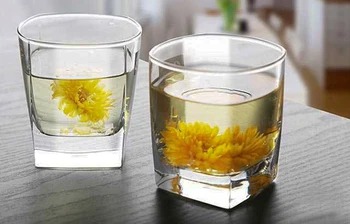 

New Fashion6 Pcs 180ml Double Wall Insulated Espresso Cups Drinking Tea Latte Coffee Mugs Whiskey Glass Cups Drinkware，thick gla