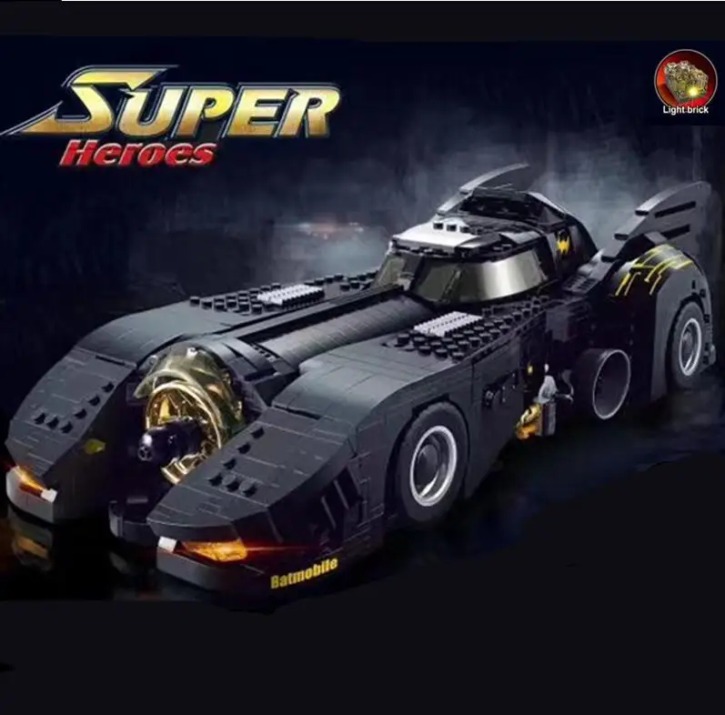 

2019 new New 1774PCS Justice League Batman UCS Batmobile MOC-1989 Vehicles Car Fit Technic Building Block Bricks Toys Kid Gift