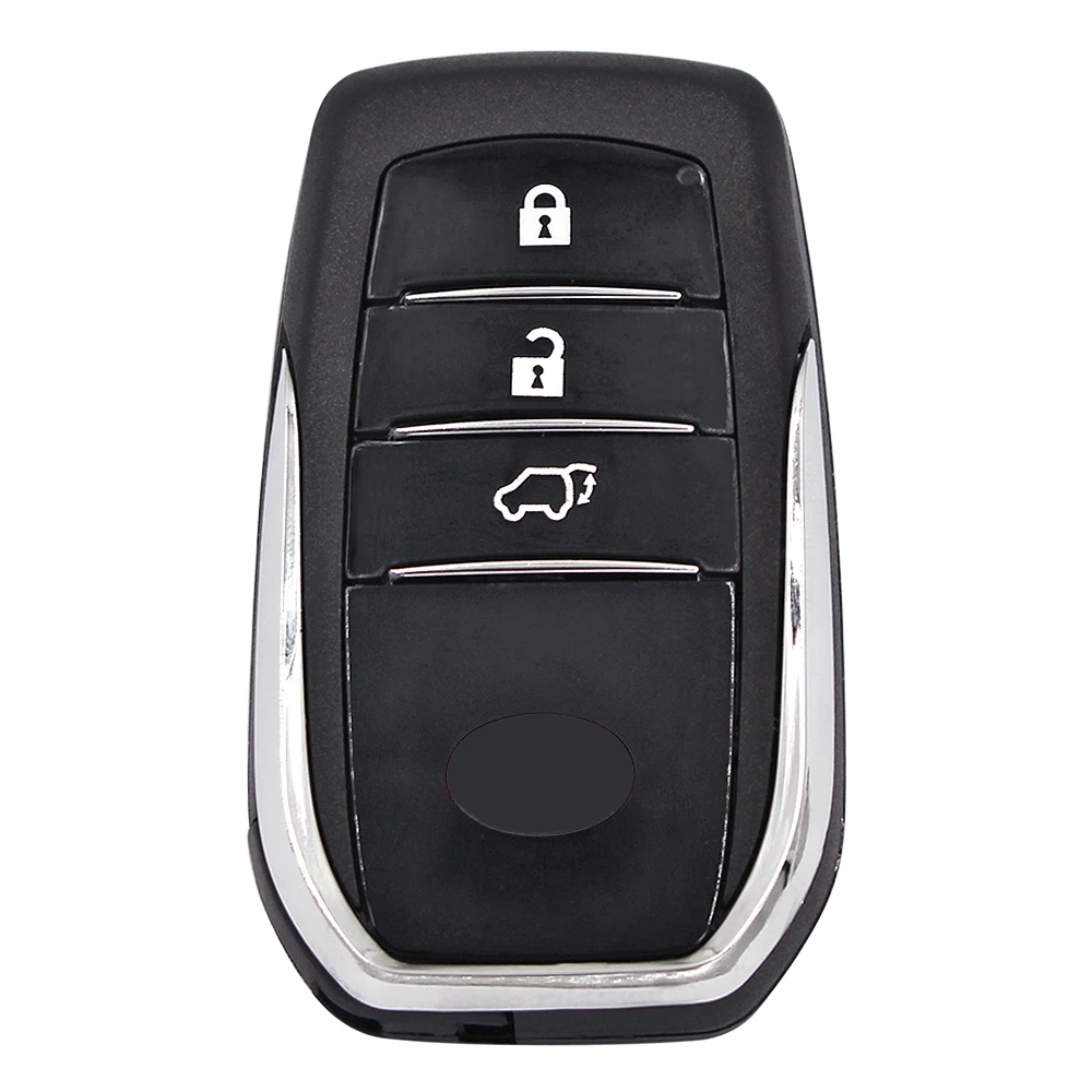 Buttons Remote Key Fob Shell Toyota Fortuner Prado Camry Rav4 Highlander Crown Smart Keyless Case Housing 2/3/4