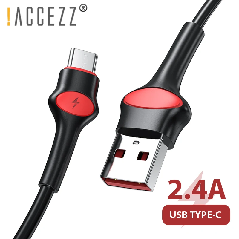 ! Кабель ACCEZZ usb type-C для samsung S8 S9 S10 Note8 TPE Быстрая зарядка huawei P30 P20 Pro Xiaomi Mi 8 9 кабели