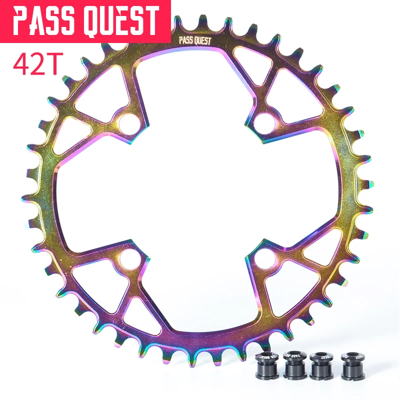 Pass Quest велосипедная Звездочка 96 BCD 32T 34T 36 т 38 40 т 42 44 46 т 48 велосипед Звездочка M6000/7000/8000/9000 11/22S один диск