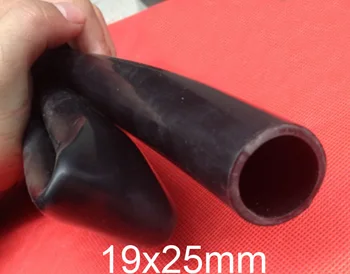 

19x25mm 19mm id black silicone tube flexible Black silicon hose high temperature non-toxic dark silicone rubber tubing