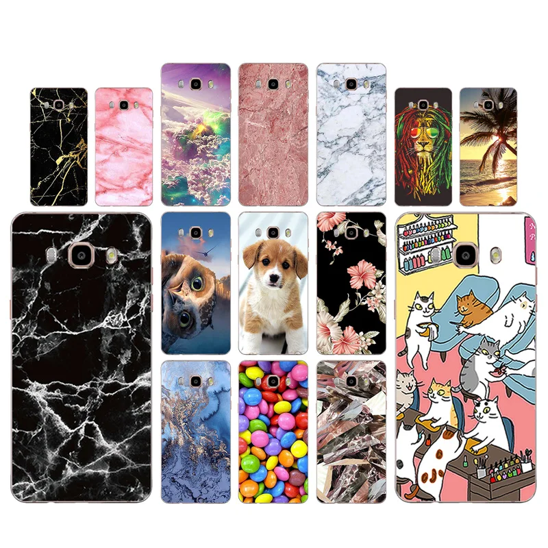 For Samsung Galaxy J5 J7 2015 2017 2016 Soft Silicone Cover Prime J4 J6 Plus TPU Transparent Slim Phone Cases |