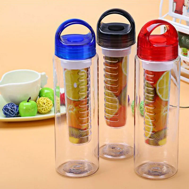 Пластиковая бутылка для воды для заварки фруктов с фильтром, герметичная, для спорта, туризма, кемпинга, бутылка для фруктовых напитков MF999