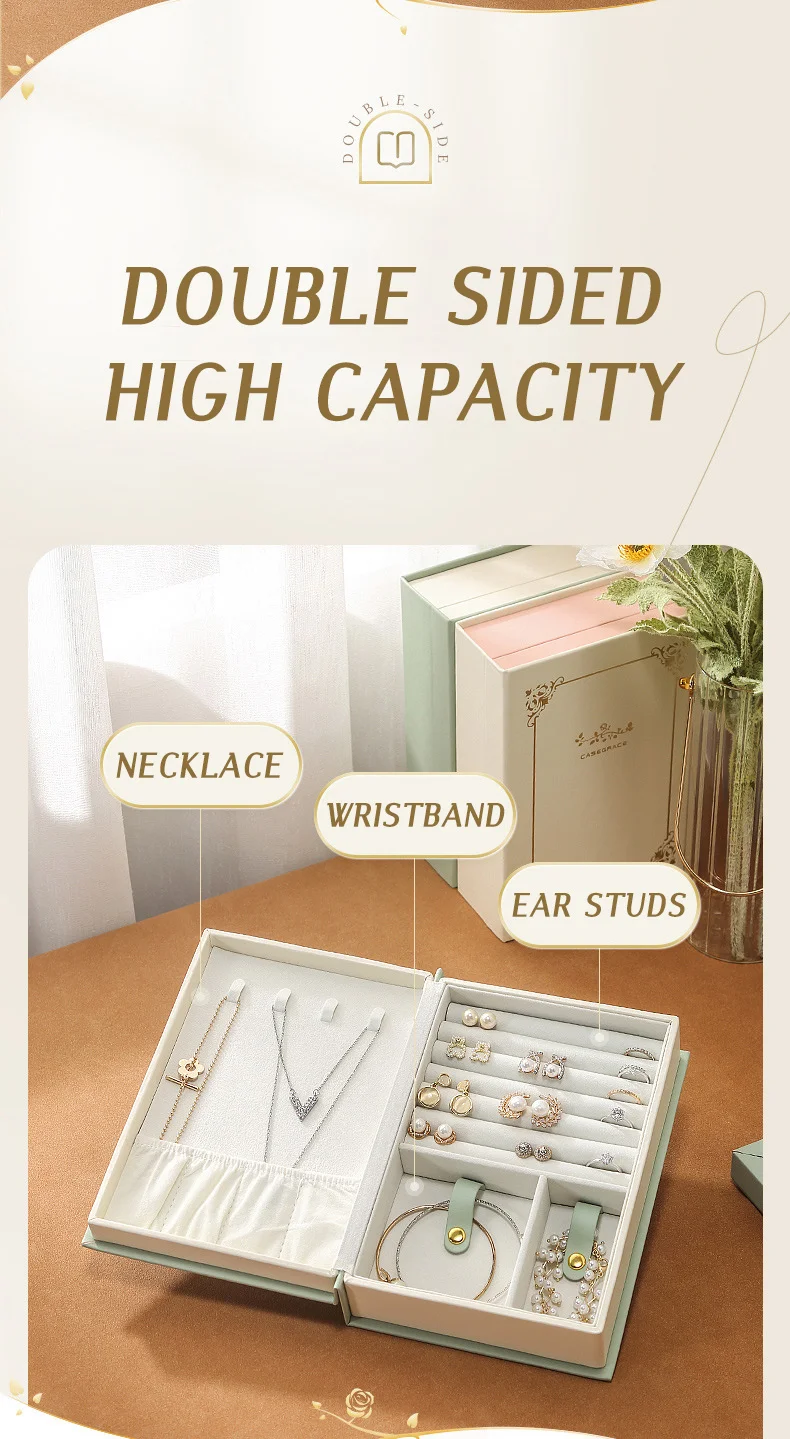 Jewelry Flip Book Earring Ring Multifunctional Storage Jewelry Storage