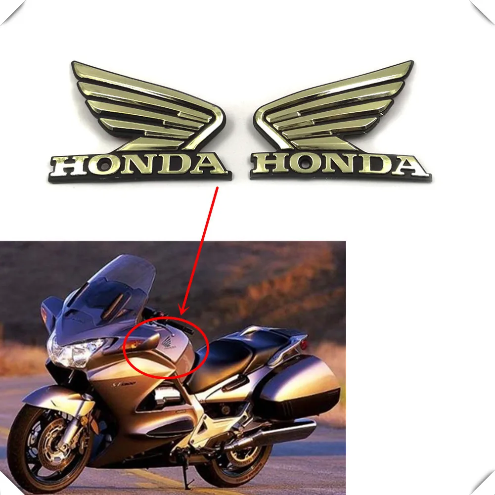 

3D Wings Logo Motorcycle Tank Sticker for Honda CB650F CB500X CB400 CB1000R CBR600RR CR 250 CR125 Motorcycle Accessories