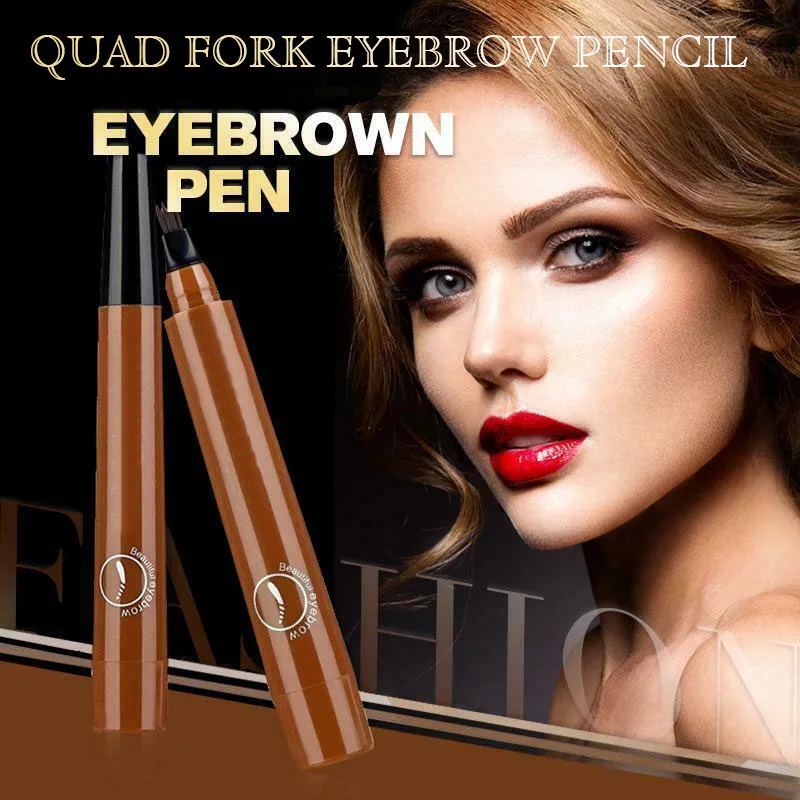 Hot 4 Points Eyebrown Pen Waterproof Fork Tip Long Last Sweat-proof Eyebrow Pencil Non-marking Anti-sweat Eye Brown Enhancer M3 Hot 4 Points Eyebrown Pen Waterproof Fork Tip Long Last Sweat-proof Eyebrow Pencil Non-marking Anti-sweat Eye Brown Enhancer M3