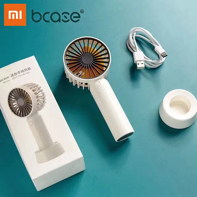 Xiaomi Youpin Bcase Usb Fan Desk Mini Portable Air Cooler Hand Rechargeable Small Strong Wind Super Quiet | Бытовая техника