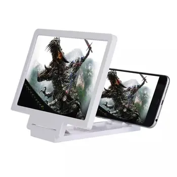 

Phone Screen Magnifier Eyes Protection Display 3D Video Screen Amplifier Folding Enlarged Expander Stand Phone for Wall