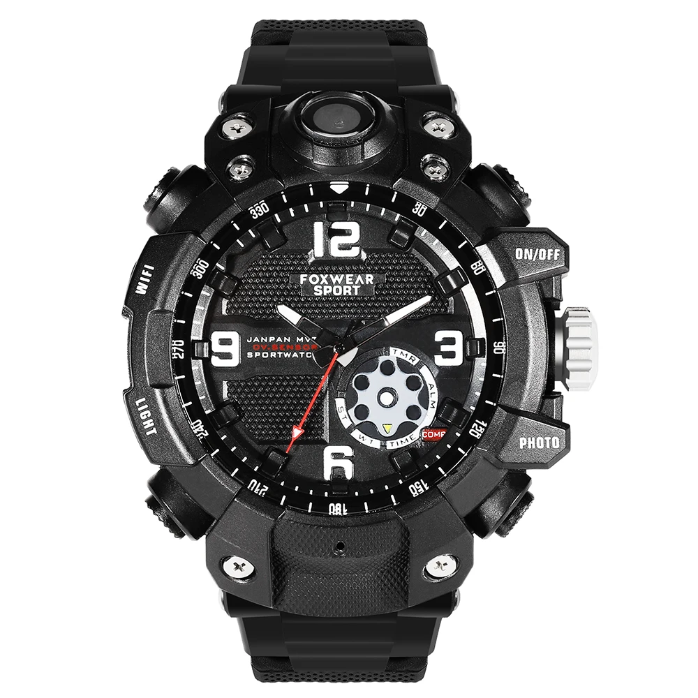 

2020 NEW HOT SALE FOXWEAR FOX10 Watch wifi camera with 2K(2560*1440)HD Video Quality, H.264 Compression Format