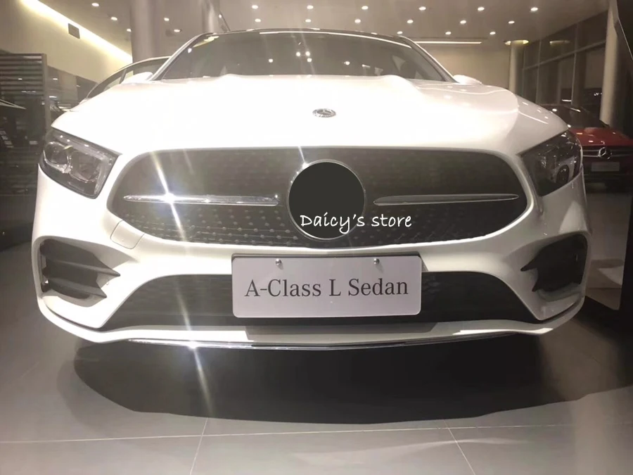 2019 Алмазная Центральная решетка передний бампер для нового класса A W177 A180L