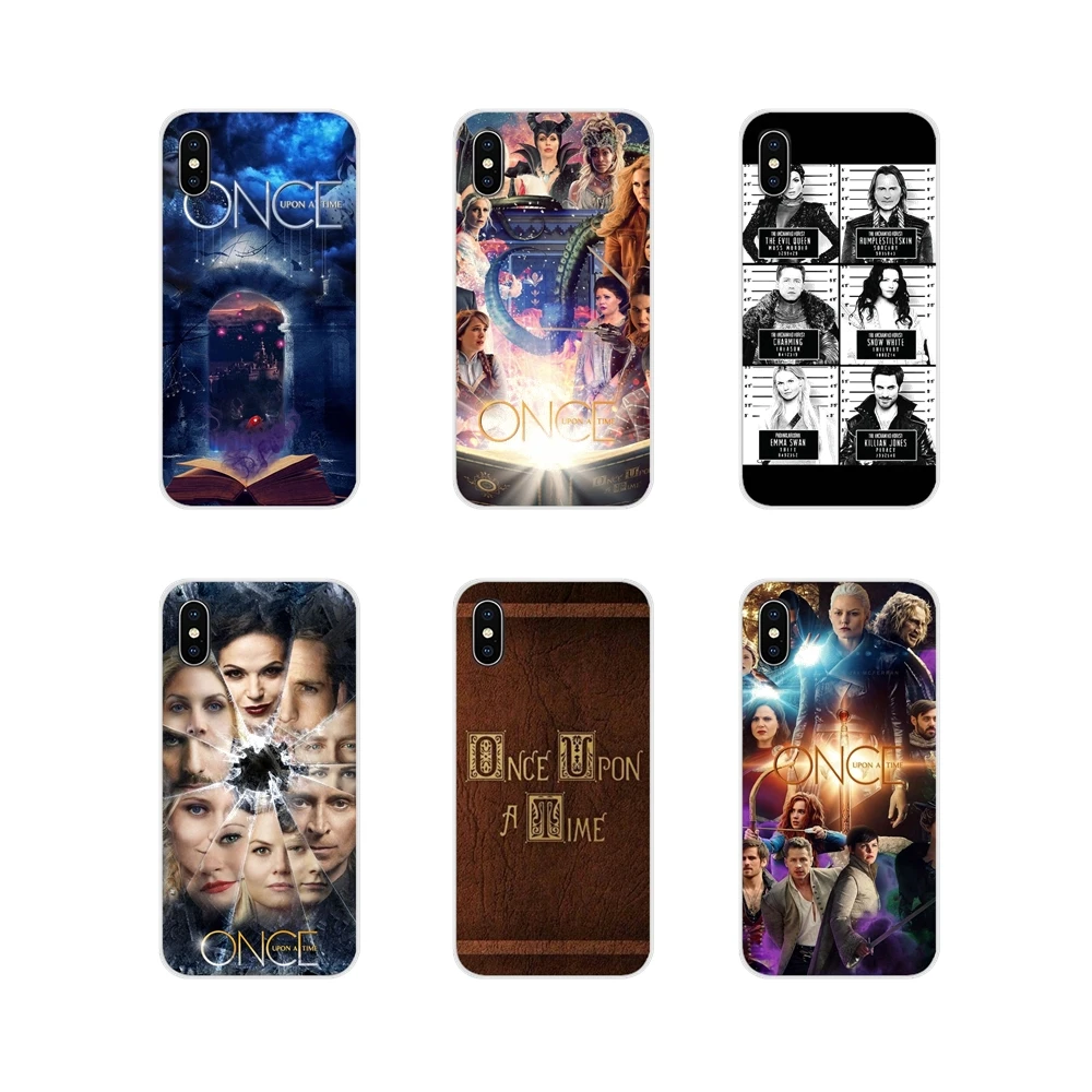 Силиконовый чехол для мобильного телефона с откидной крышкой Once Upon A Time book htc один