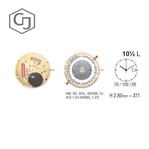 

Movimento Eta F05.111D3 955,412 новый кварцевый механизм Swiss