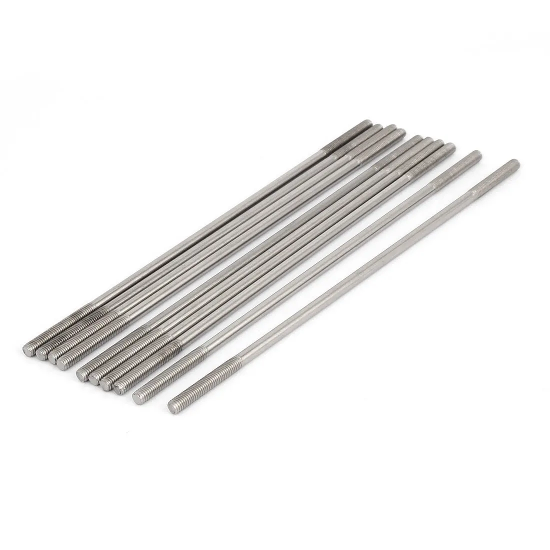 

M5x190mm 304 Stainless Steel Double End Threaded Stud Screw Bolt 10pcs