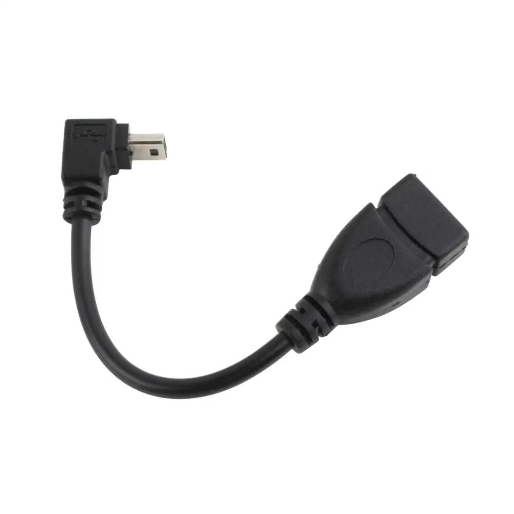 Высокое качество USB B Мужской адаптер преобразования USB A Female to Mini 5P OTG кабель Шнур вниз