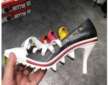 

YEELOCAPumps European Station 2020 Spring m002 Korean Version Candy Color Pointed Shallow High heel 7.5CM Girl's Shoes KZ0551
