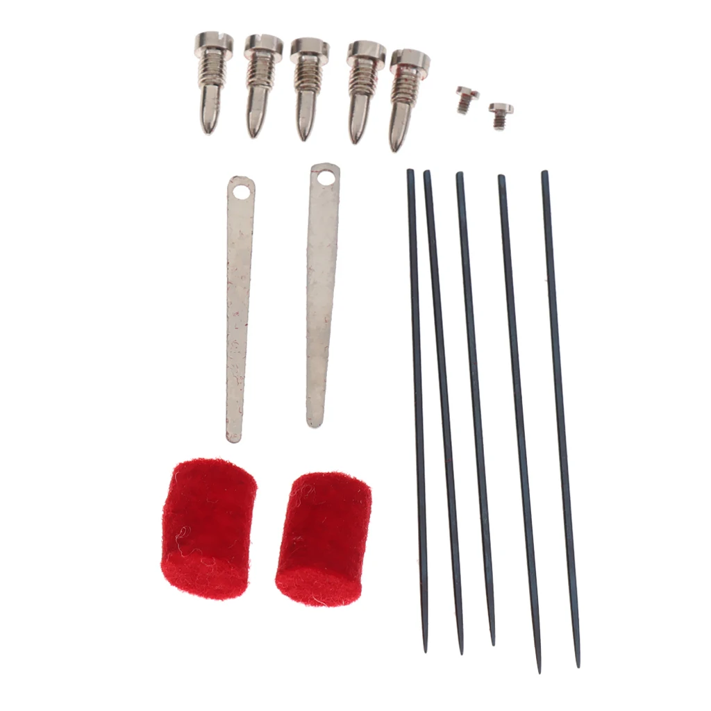 16 Pieces Of Set Sax Screws Saxophone Bumper Felts Springs Tool Sax Parts