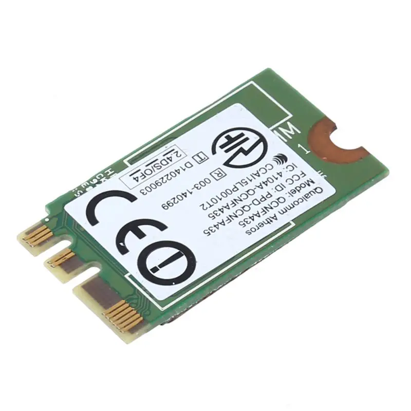 Карта беспроводного адаптера для QCA9377 QCNFA435 802.11AC 2,4G/5G NGFF WiFi WLAN карта