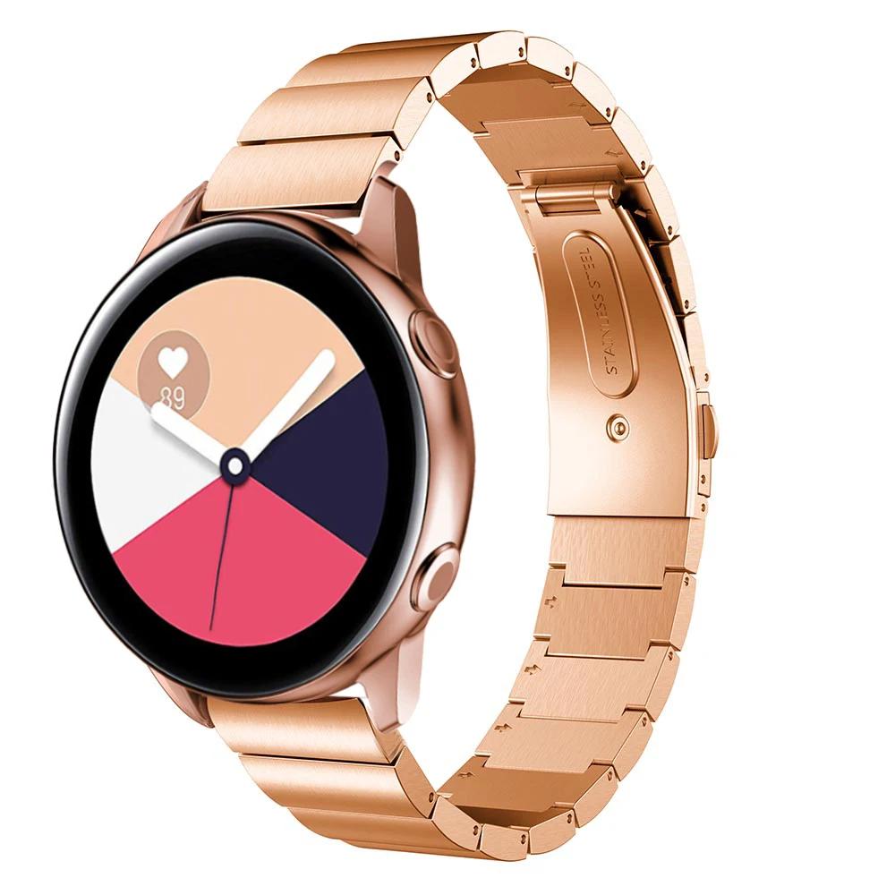 Сменный ремешок для часов из нержавеющей стали для Galaxy Watch 42 мм gear S2 Смарт-часы для samsung Galaxy Watch Активный браслет