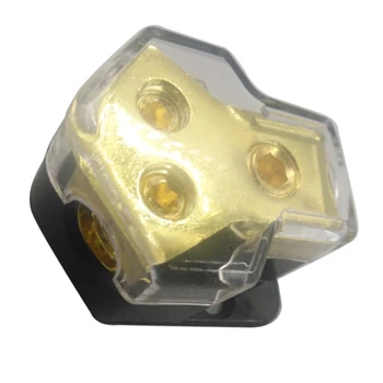 

Power Distribution Block for Car Audio Amplifier Systems ( 1*2GA in 2*4GA Out )