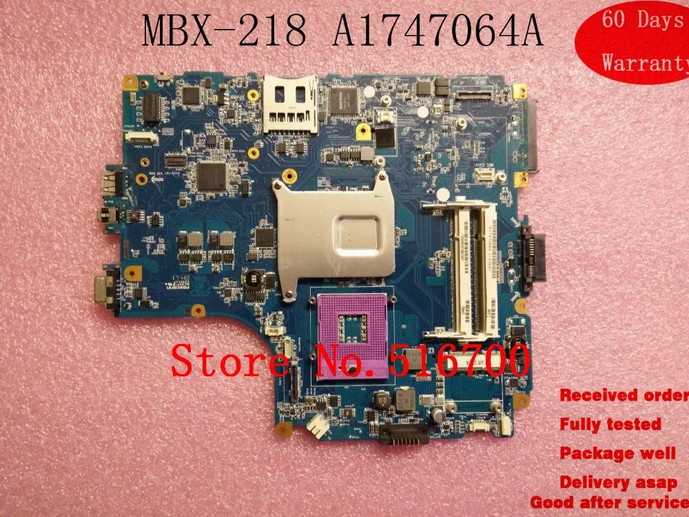 Сменная материнская плата для Sony Vaio PCG-7183M MBX-218 REV: 1 0 Материнская ноутбука A1747064A |