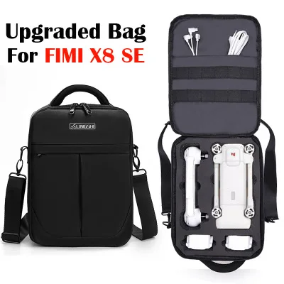 Ugrade Shoulder Bag Backpack for Xiaomi FIMI X8 SE Quadcopter Accessories Shockproof Shoulder Carry Case Storage Bags