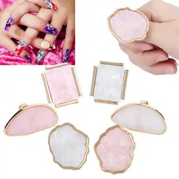 

Manicure 6pcs Nail Art Color Ring Mixing Tray Nail UV Gel Polish Blending Holders Manicure Tool Acrylic Nail Kit