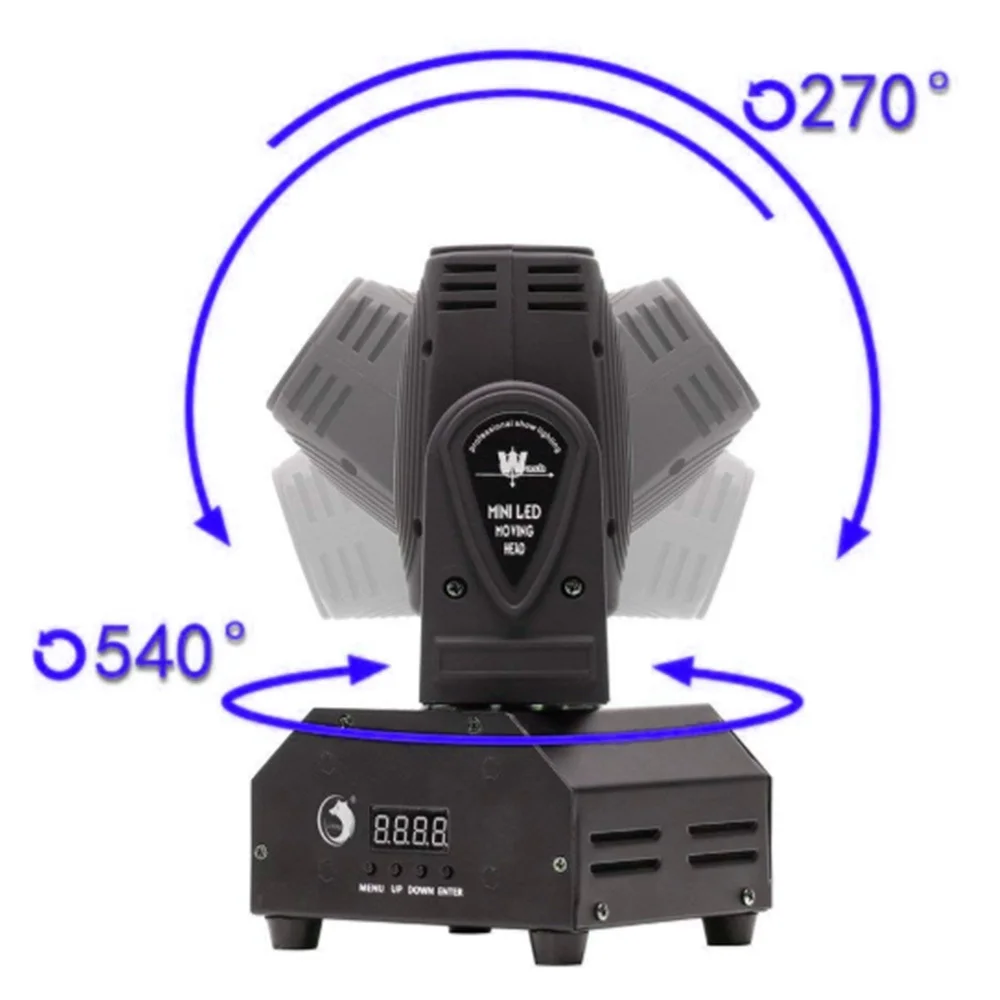 

Professional Rotating Stage Light 50W RGB LED Stage Light with 7 Control Models DJ Disco Light Party Dance Bar Pub Decoration