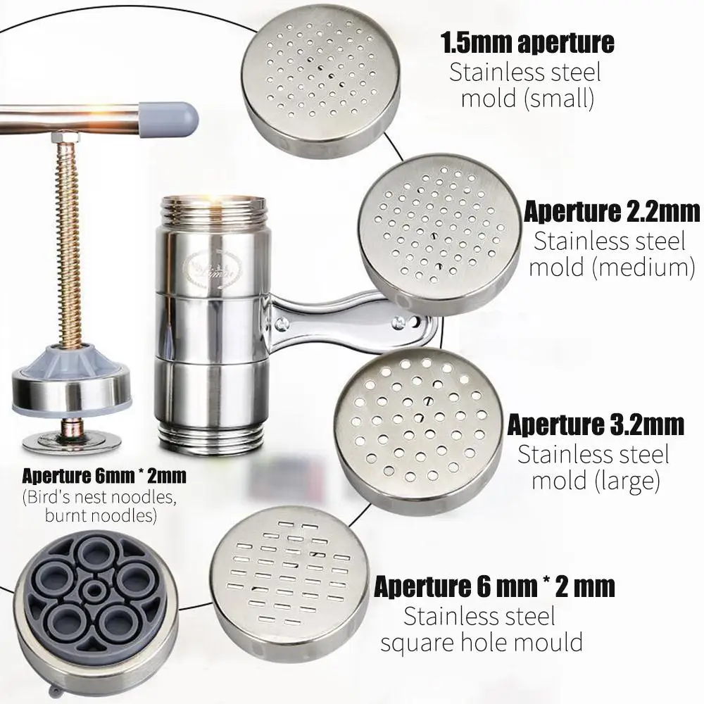 Ручной Резак для лапши из нержавеющей стали ручной аппарат спагетти лук