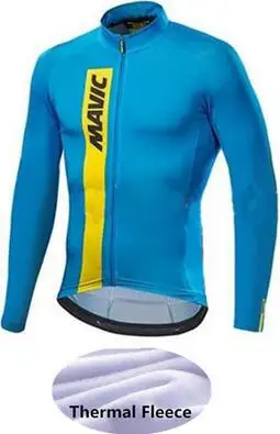 mavic мужская осенне-зимняя теплая одежда для велоспорта, черная одежда для езды на велосипеде, одежда для велоспорта с длинным рукавом, куртка для велоспорта - Цвет: 01